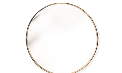 Bathroom Golden Ring Mirror