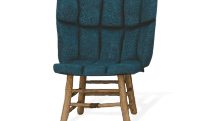 Modern Emerald Fabric Chair